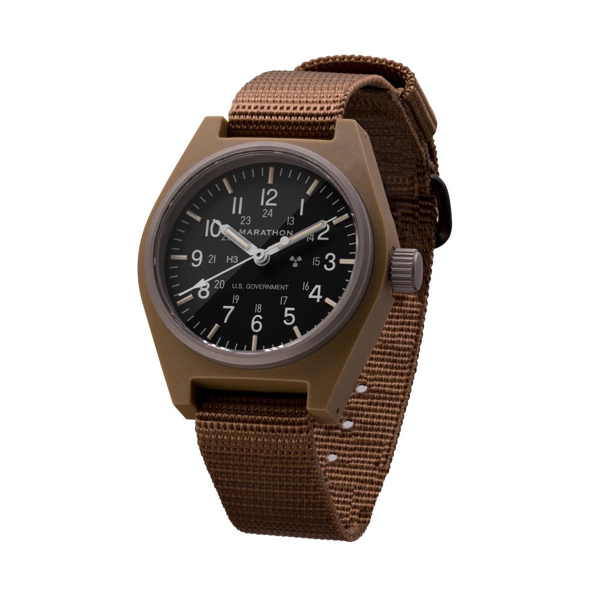 Marathon GPM Desert Tan Watch - US Government Markings