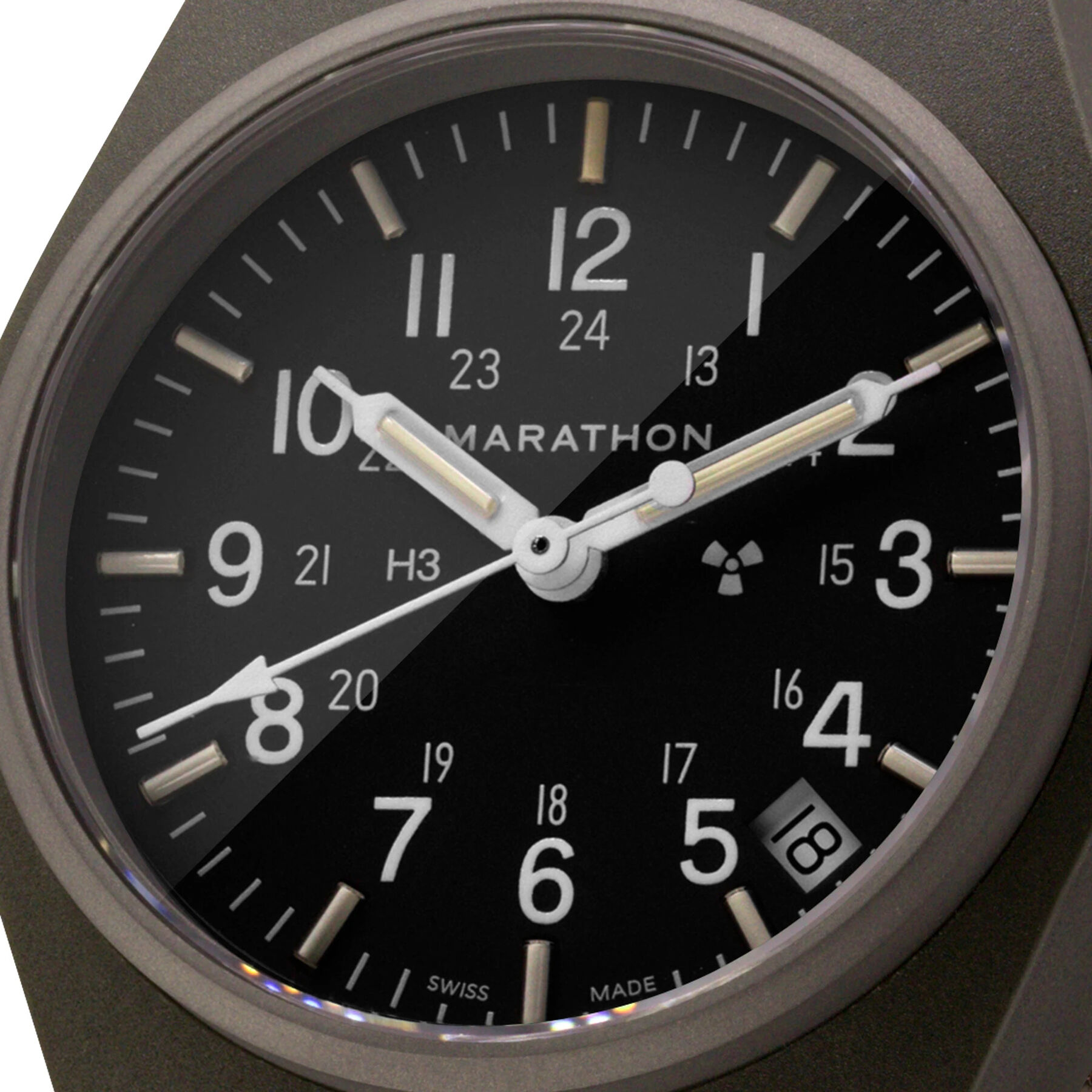 Marathon General Purpose Quartz Field Watch - Sage Green / No Government Markings