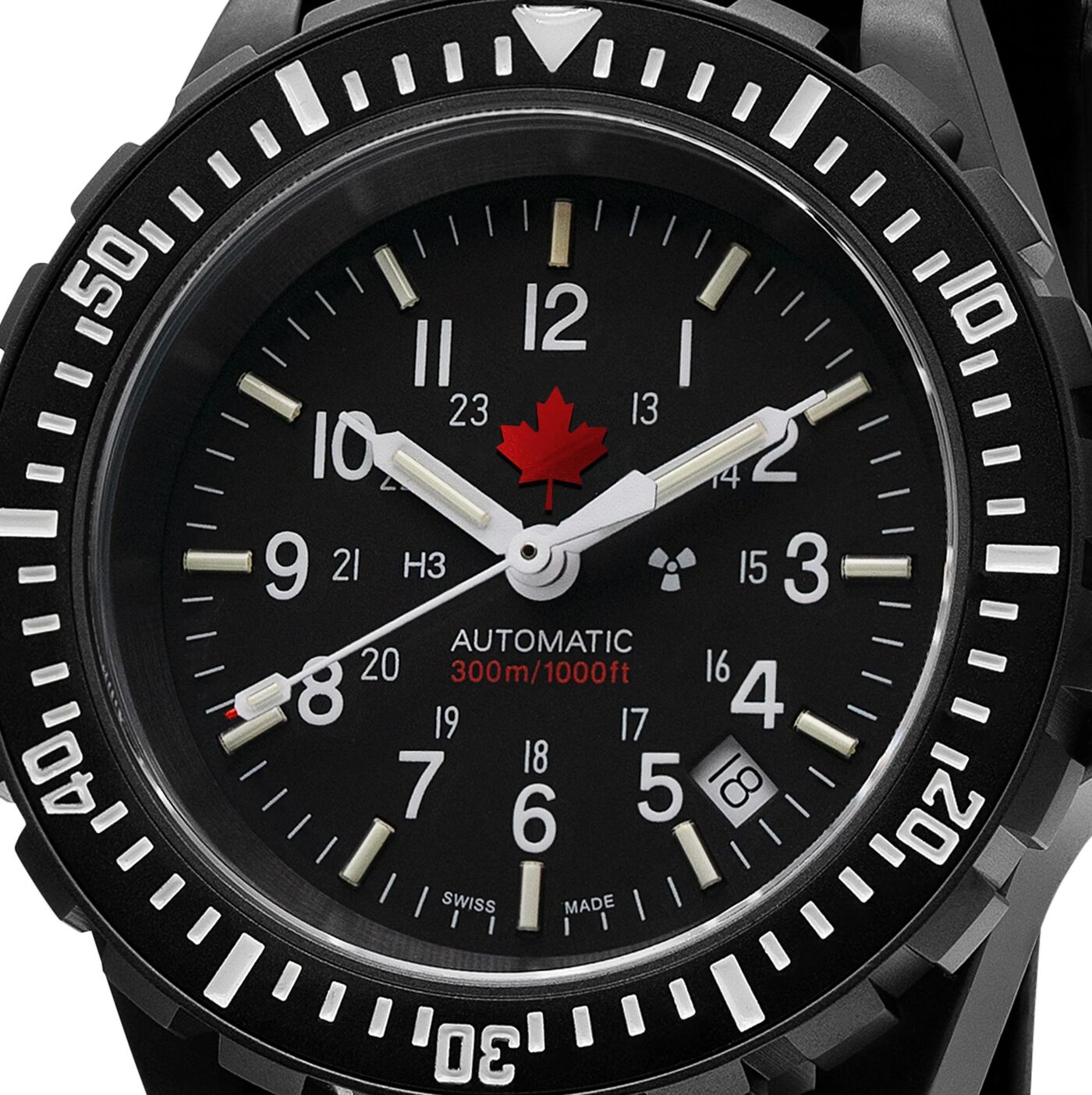 Marathon Red Maple Anthracite GSAR Search and Rescue Dive Watch
