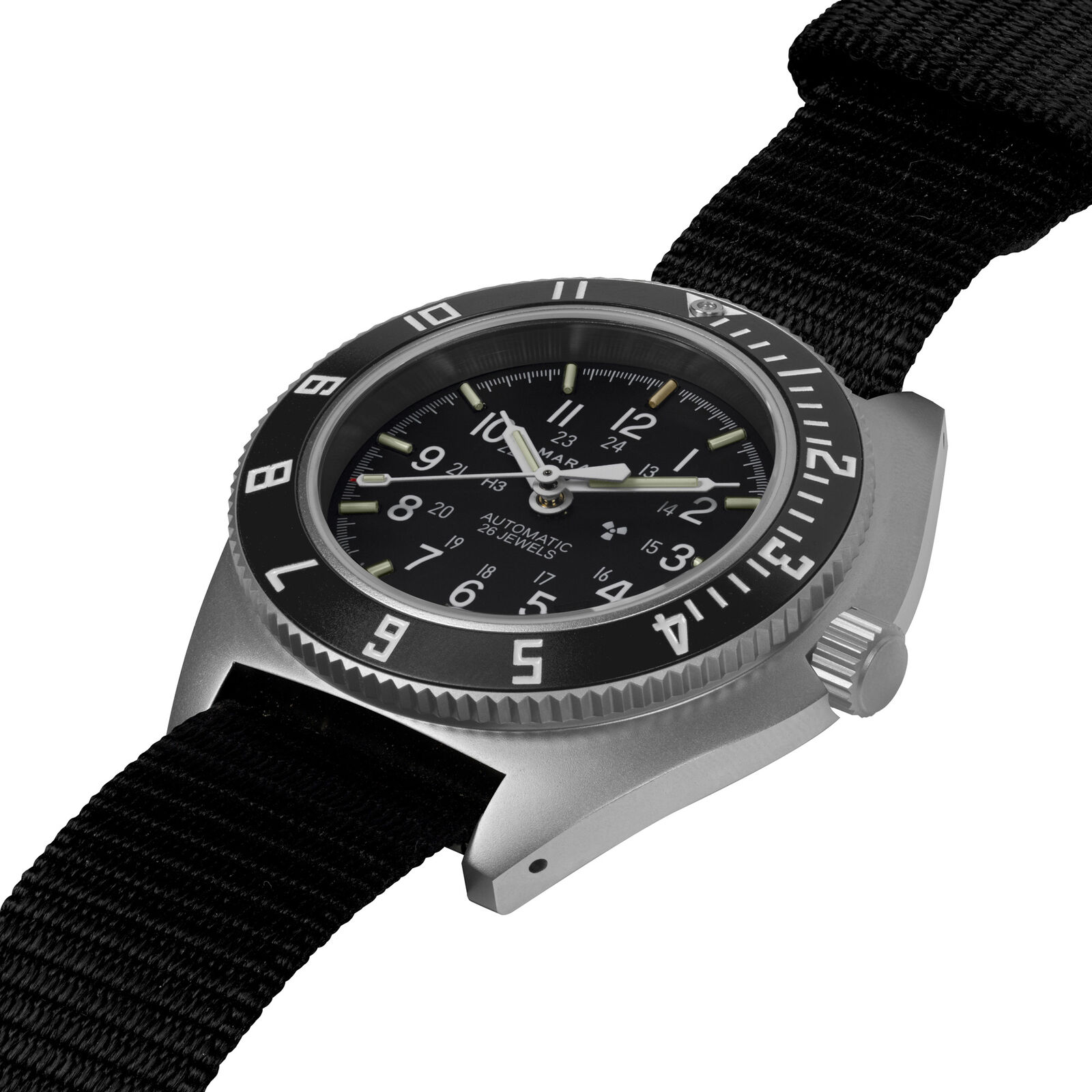 Marathon Steel Navigator Watch with Date Automatic