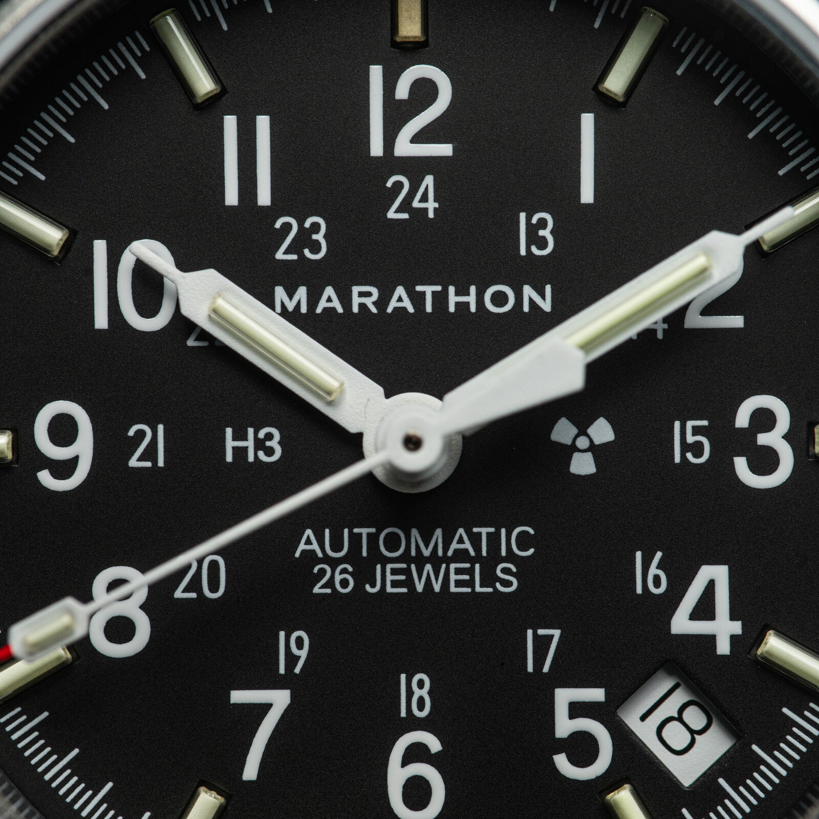 Marathon Steel Navigator Watch with Date Automatic