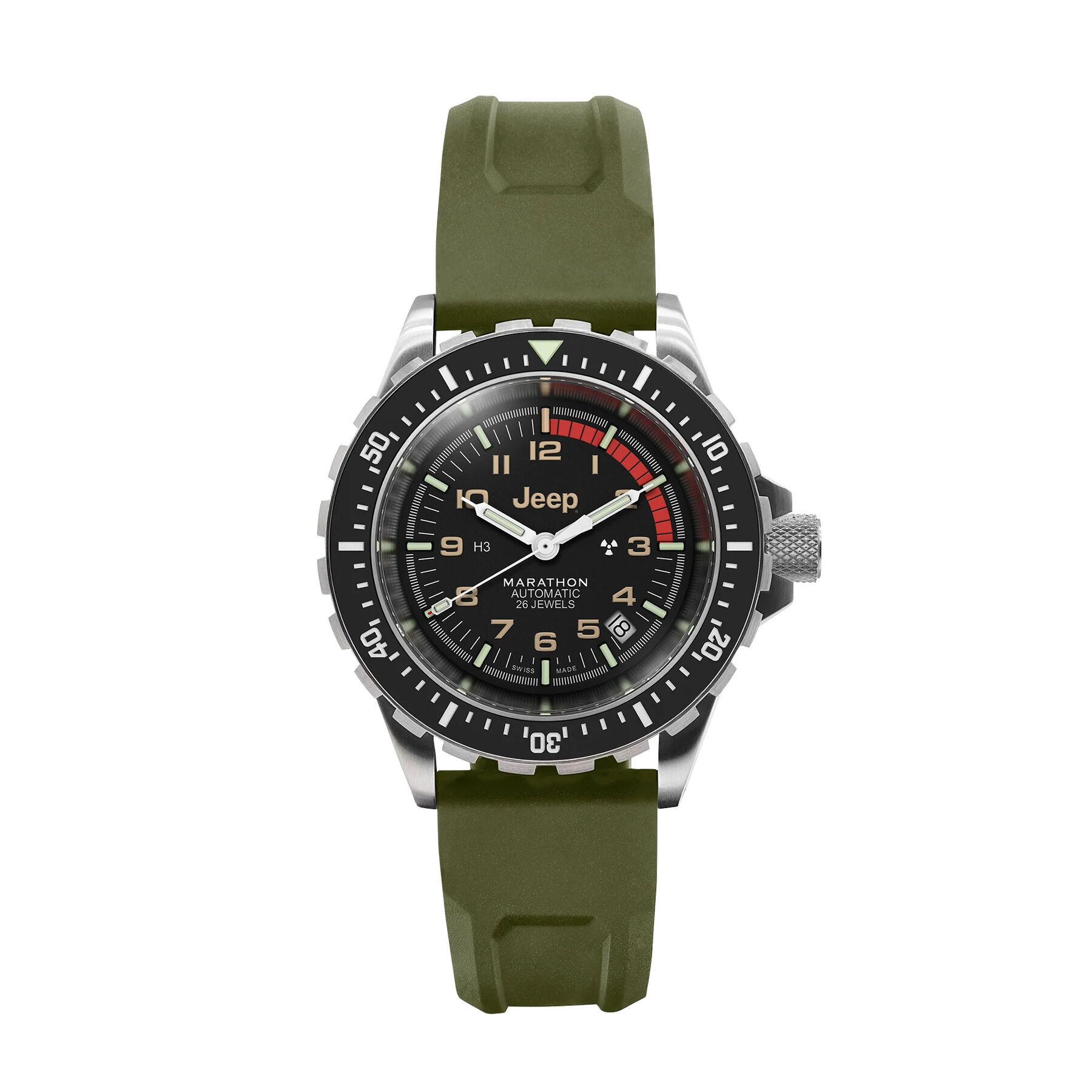Marathon Jeep Rubicon GSAR Search and Rescue Dive Watch