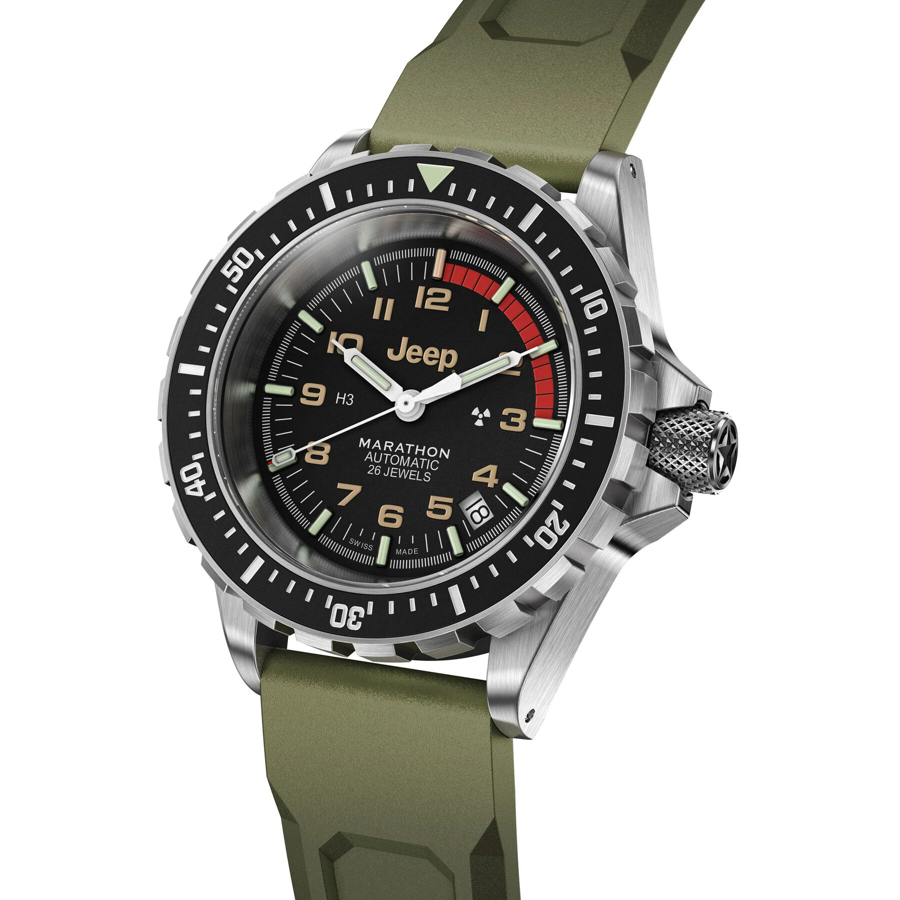 Marathon Jeep Rubicon GSAR Search and Rescue Dive Watch