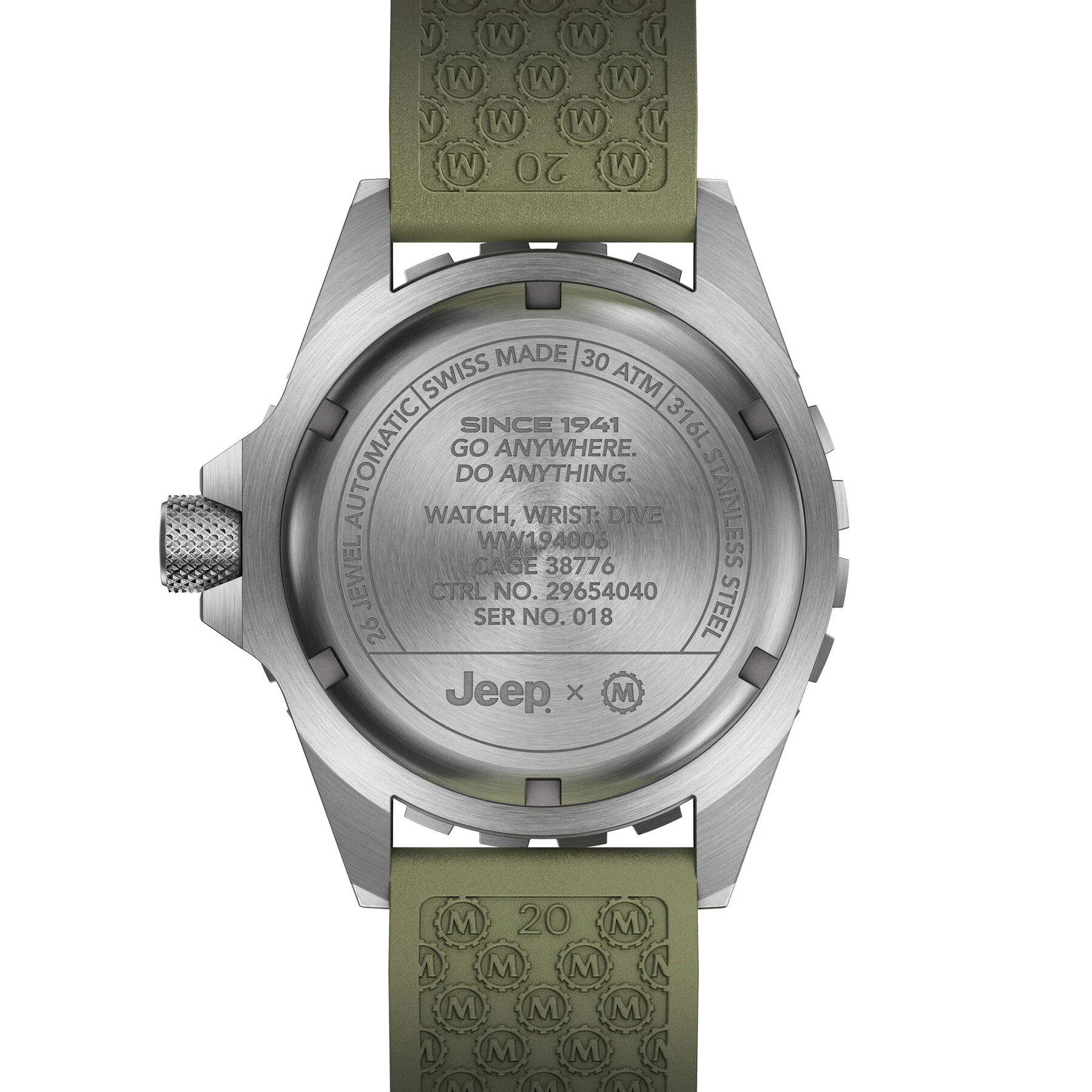 Marathon Jeep Rubicon GSAR Search and Rescue Dive Watch
