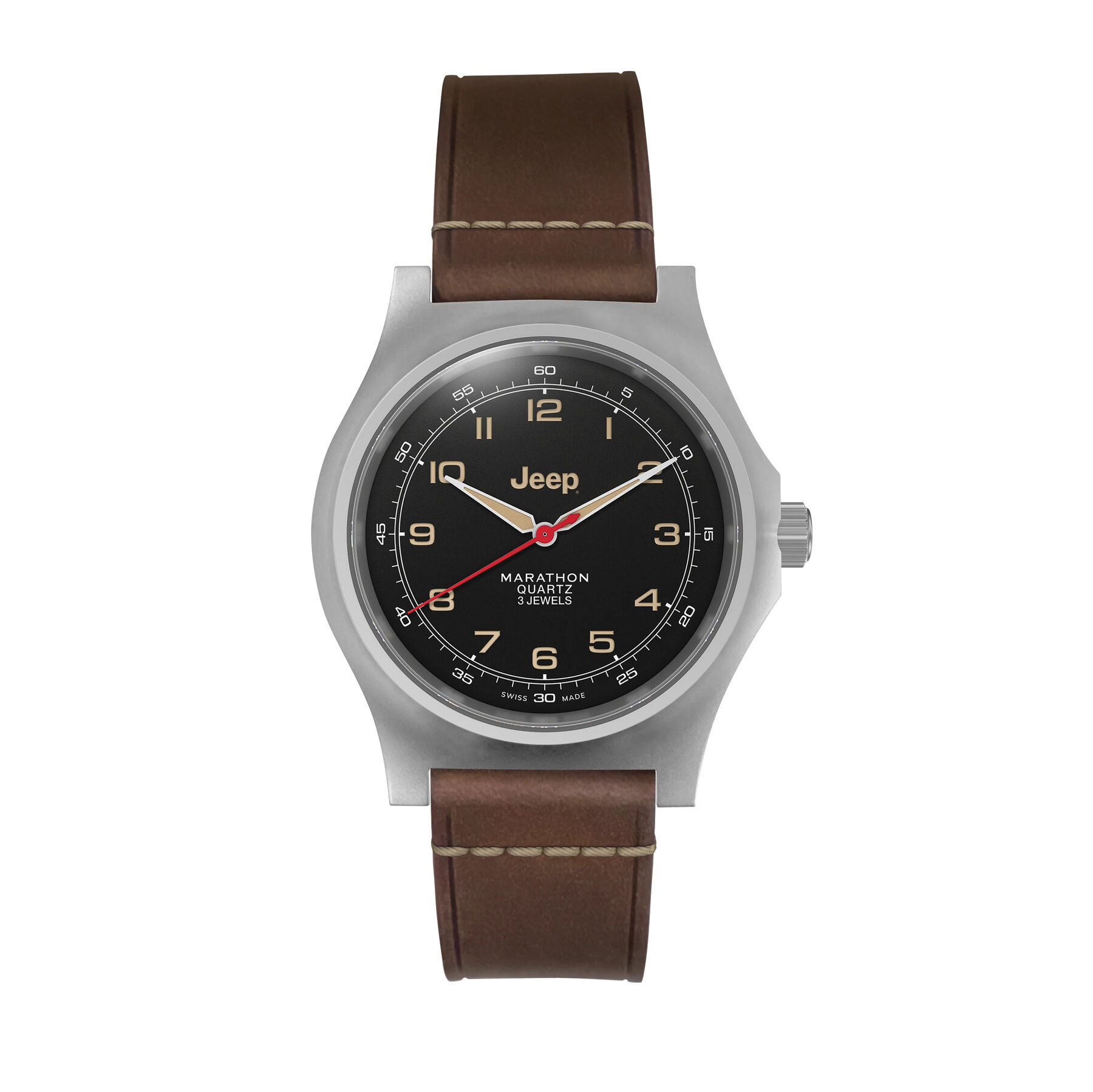 Marathon Jeep Willys Officer's Quartz Field Watch