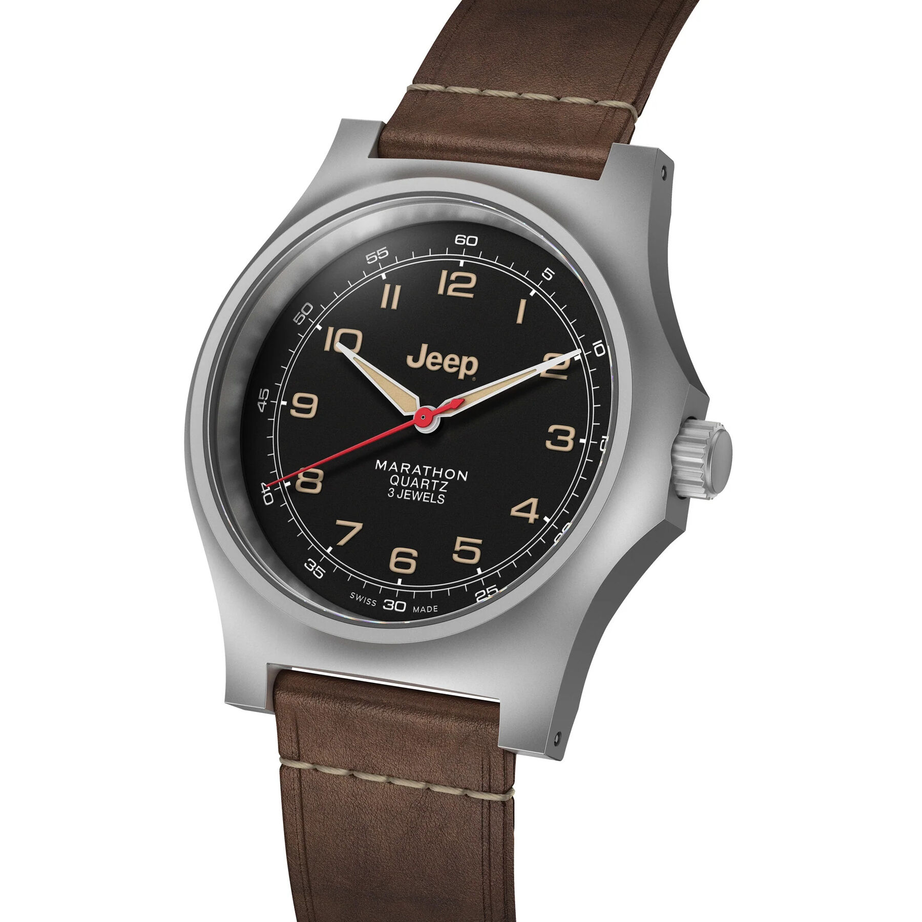 Marathon Jeep Willys Officer's Quartz Field Watch
