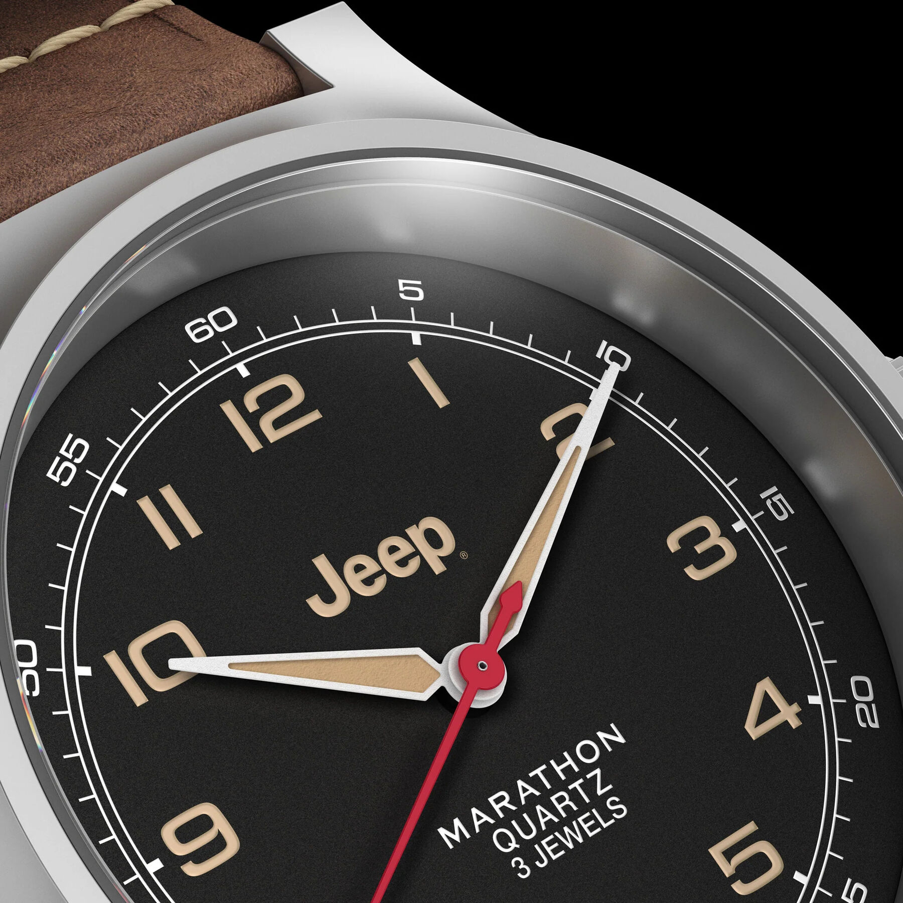 Marathon Jeep Willys Officer's Quartz Field Watch