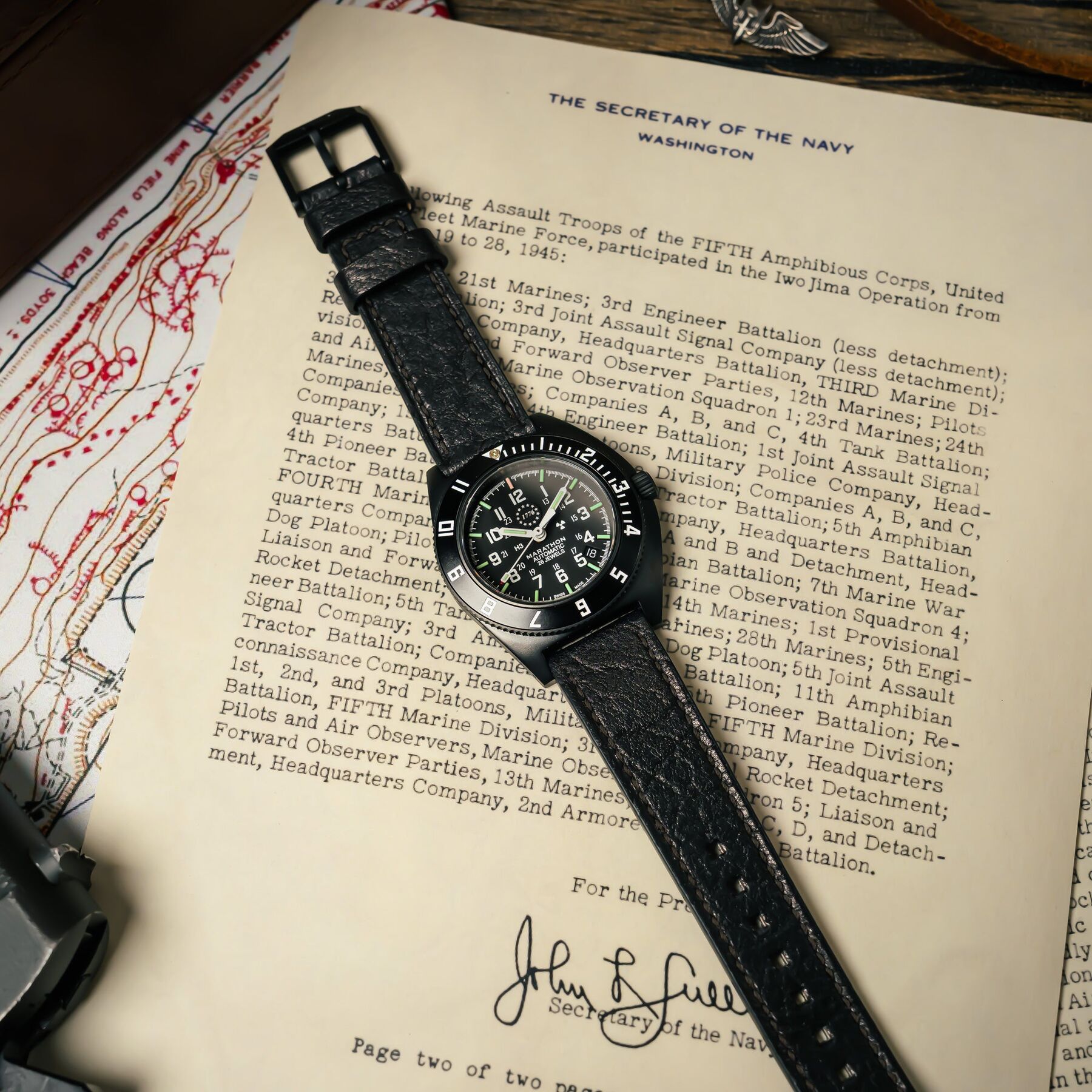 Marathon US 250 Anthracite Navigator Watch